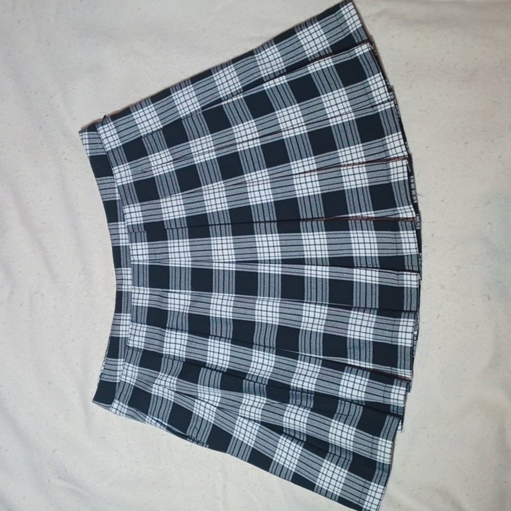 Plaid Short Skirt